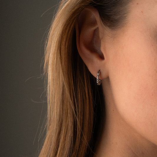 Astra Hoops Øreringe Sølvfarvet 15mm