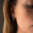 Astra Hoops Øreringe Sølvfarvet 18mm