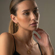 Lava Heart Hoops Øreringe 18K Guldbelagt