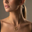 Lava Heart Halskæde + Lava Heart Hoops Øreringe 18K Guldbelagt
