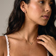Heart Zirkon Halskæde 18K Guldbelagt 12mm