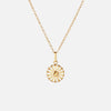 Marguerit Halskæde 18K Guldbelagt 12mm