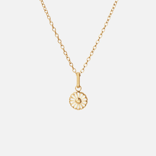 Marguerit Halskæde 18K Guldbelagt 8mm