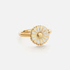 Marguerit Ring 18K Guldbelagt 12mm
