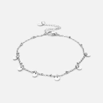 Drops Ankelkæde Sølvfarvet