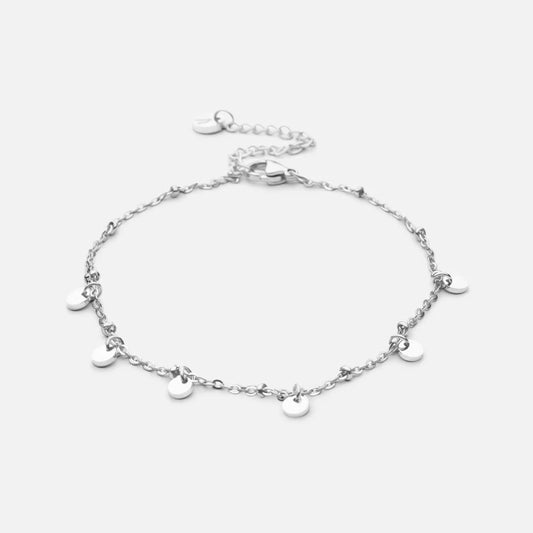 Drops Ankelkæde Sølvfarvet