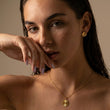 Sunset Eclipse Studs Øreringe 18K Guldbelagt