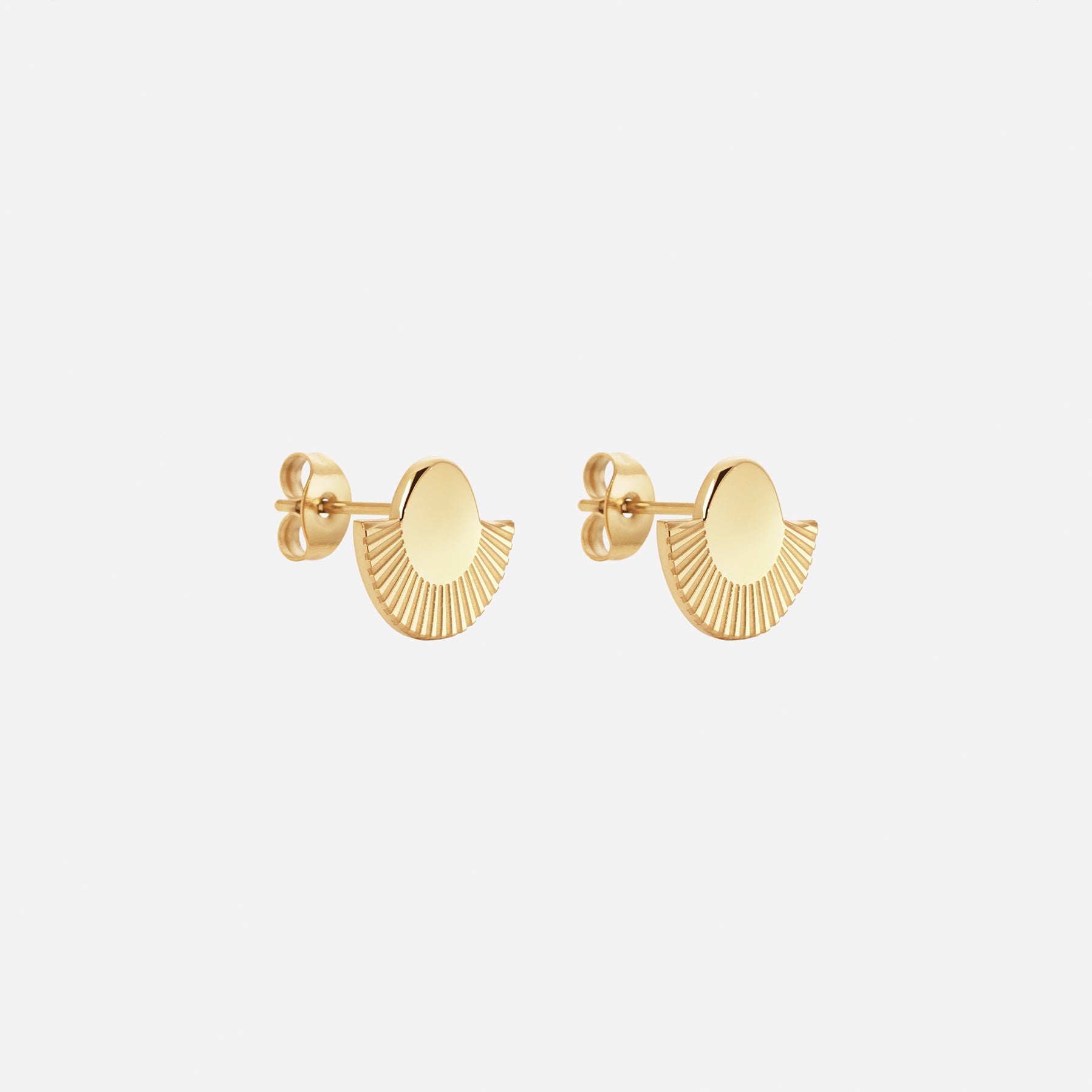 Sunset Eclipse Studs Øreringe 18K Guldbelagt