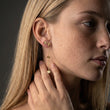 Sunset Flower Studs Øreringe 18K Guldbelagt