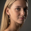 Sunset Flower Studs Øreringe 18K Guldbelagt