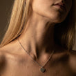 Hammered Heart Halskæde Sølvfarvet