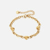 Sunset Heart Link Armbånd 18K Guldbelagt