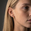 Sunset Heart Studs Øreringe 18K Guldbelagt