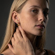 Sunset Heart Studs Øreringe 18K Guldbelagt