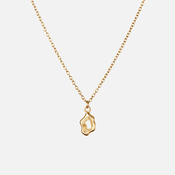 Lava Frame Halskæde 18K Guldbelagt