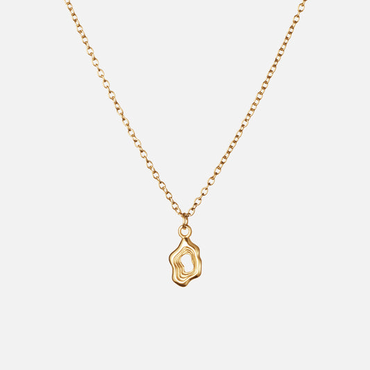 Lava Frame Halskæde 18K Guldbelagt