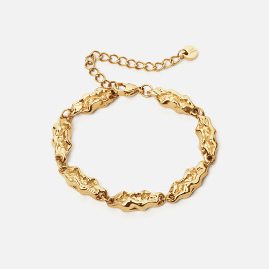 Lava Armbånd 18K Guldbelagt