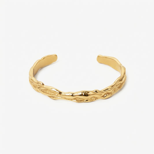 Lava Bangle 18K Guldbelagt