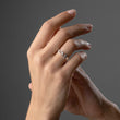 LOVE Ring Sølvfarvet