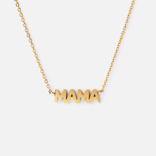 Mama Halskæde 18K Guldbelagt