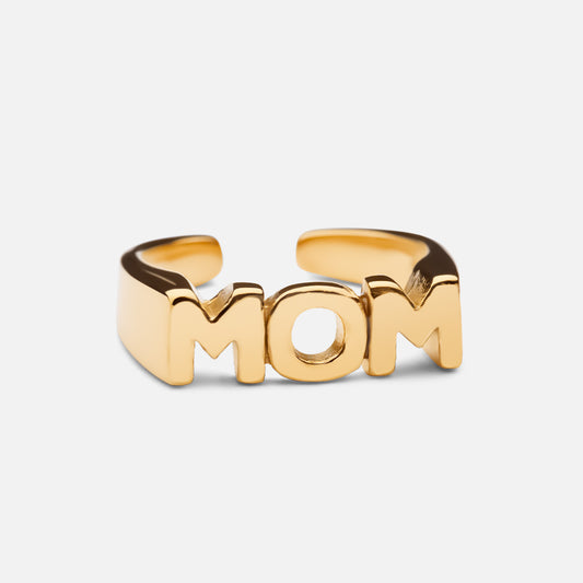 Mom Ring Justerbar 18K Guldbelagt