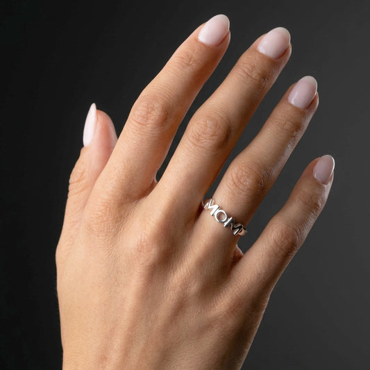 MOM Ring Sølvfarvet