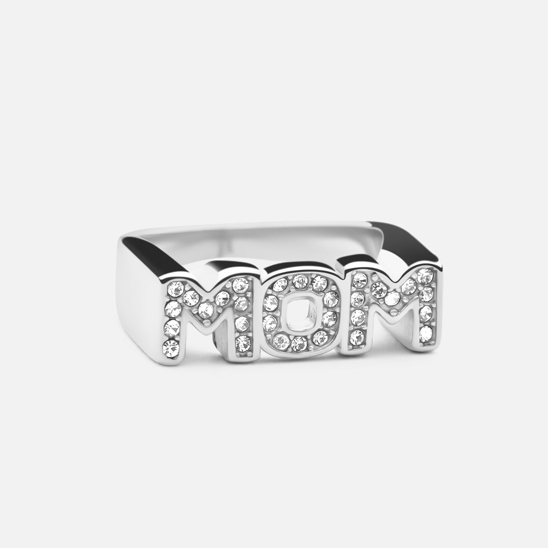 MOM Zirkon Ring Sølvfarvet - Josephine Nord