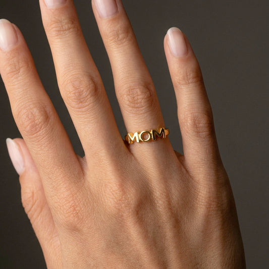 MOM Ring 18K Guldbelagt - 3
