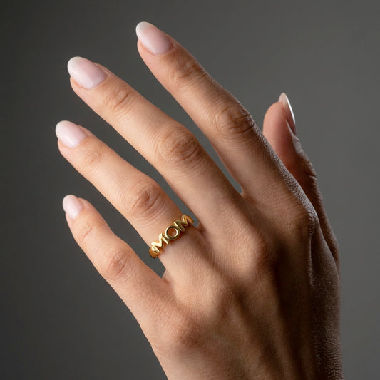 MOM Ring 18K Guldbelagt