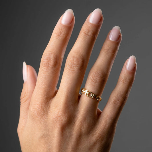 MOM Ring 18K Guldbelagt - 4