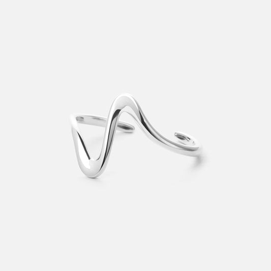 Nova Ring Justerbar Sølvfarvet