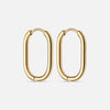 Ovale Hoops 18K Guldbelagt 20mm