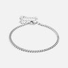 Panser Facet Armbånd Sølvfarvet 3mm