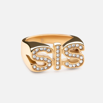 SIS Zirkon Ring 18K Guldbelagt - Josephine Nord