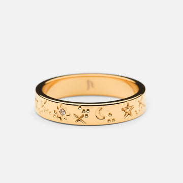 Dreams Sky Ring 18K Guldbelagt - Josephine Nord