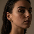Sunset Circle Studs Øreringe 18K Guldbelagt