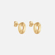 Sunset Circle Studs Øreringe 18K Guldbelagt