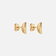 Sunset Half Circle Studs Øreringe 18K Guldbelagt