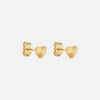 Sunset Heart Studs Øreringe 18K Guldbelagt