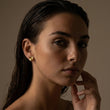 Sunset Square Studs Øreringe 18K Guldbelagt