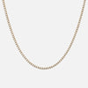 Tennis Supreme Zirkon Halskæde 18K Guldbelagt 3mm