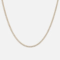Tennis Supreme Zirkon Halskæde 18K Guldbelagt 3mm