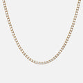 Tennis Supreme Zirkon Halskæde 18K Guldbelagt 4mm