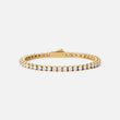 Tennis Supreme Zirkon Armbånd 18K Guldbelagt 3mm