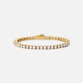 Tennis Supreme Zirkon Armbånd 18K Guldbelagt 3mm