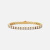 Tennis Supreme Zirkon Armbånd 18K Guldbelagt 4mm