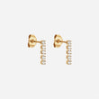 Tennis Zirkon Øreringe 18K Guldbelagt 12mm